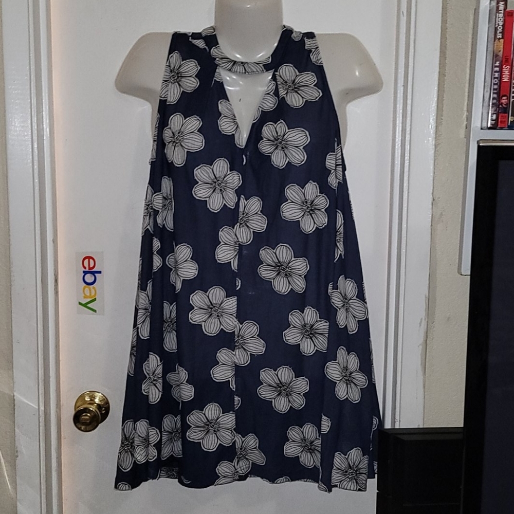 Sadie and sage dress tunic floral patchwork pocket Hippie Boho Beach